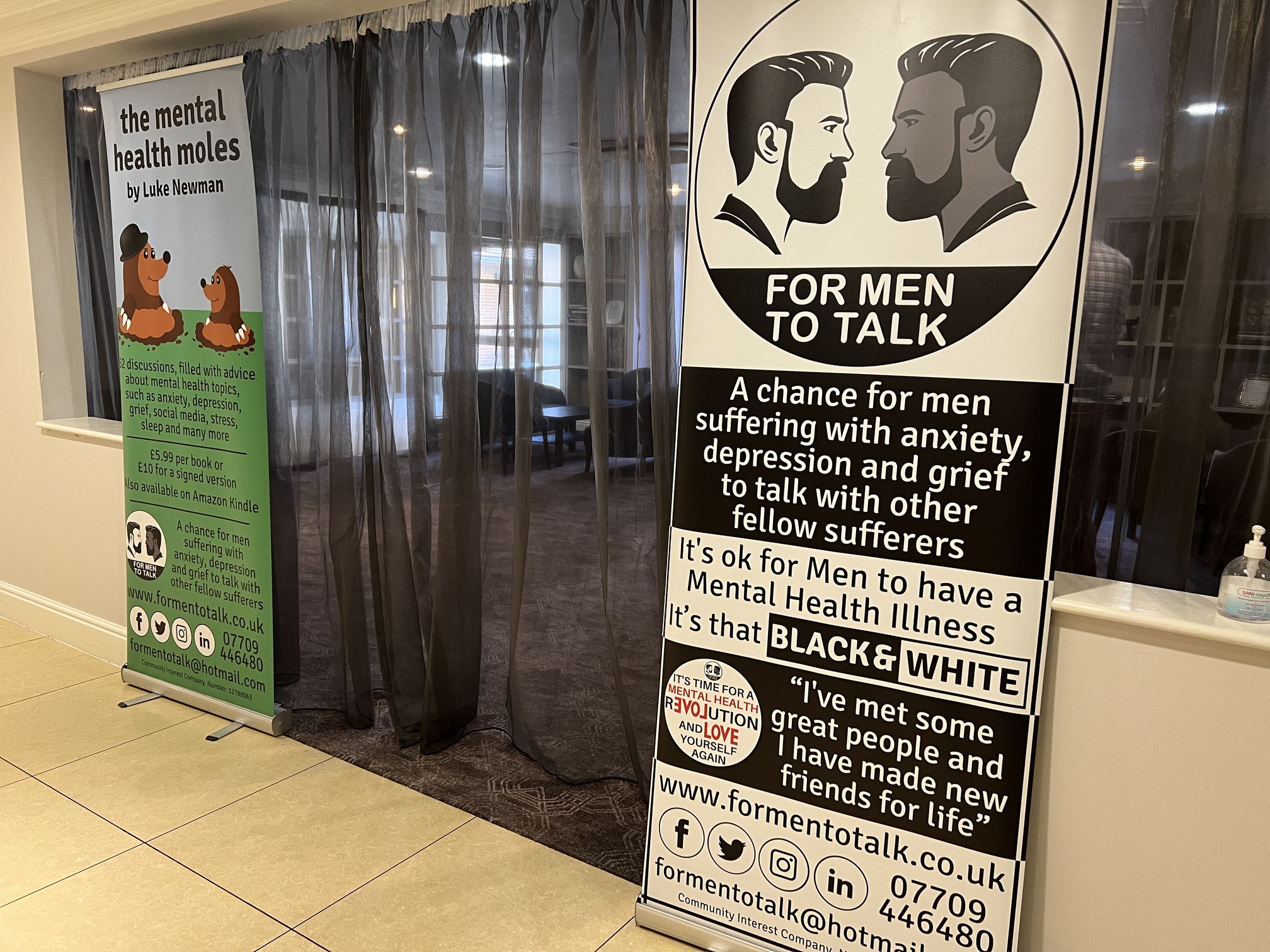 Men struggling with mental health urged to reach out to ‘For Men To Talk’ in Cambourne and St.Neots