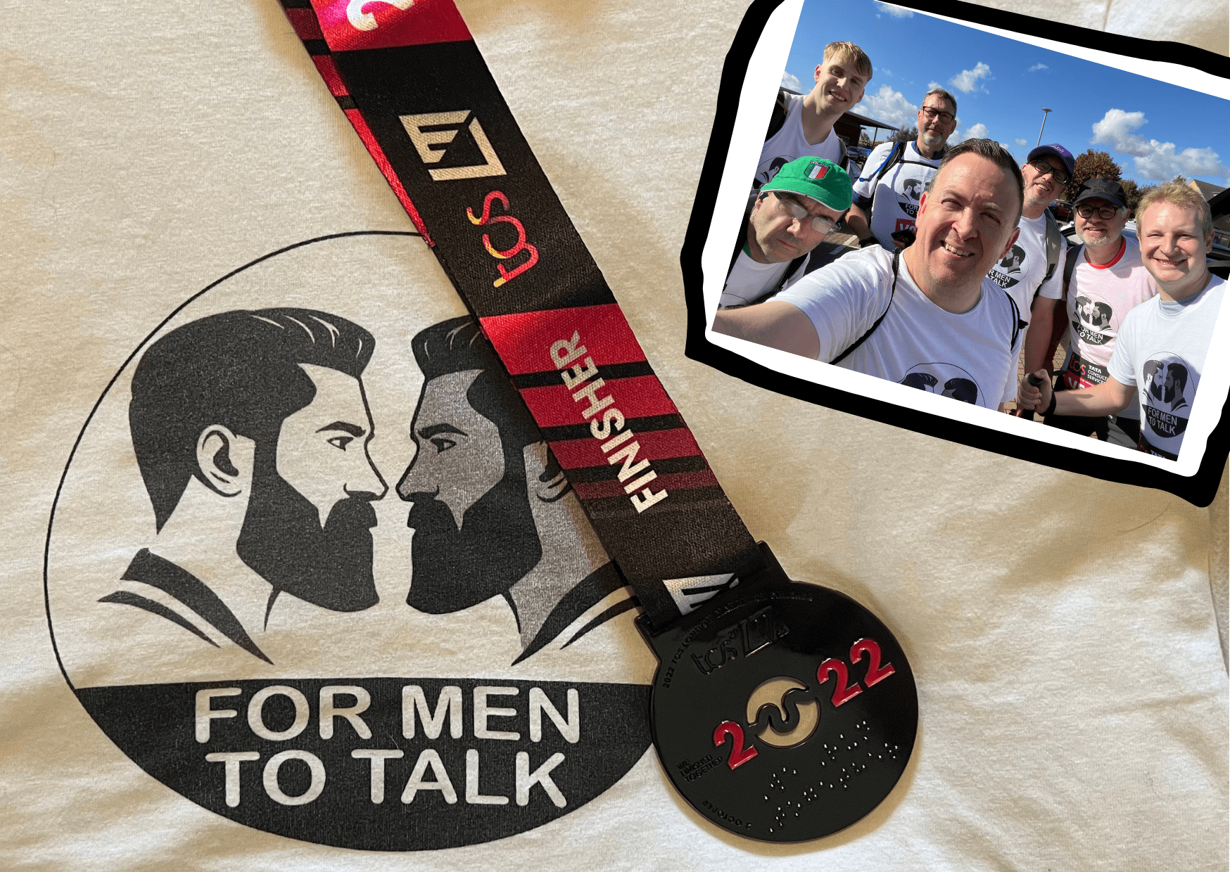 We Did It! For Men To Talk completed the Virtual London Marathon 2022