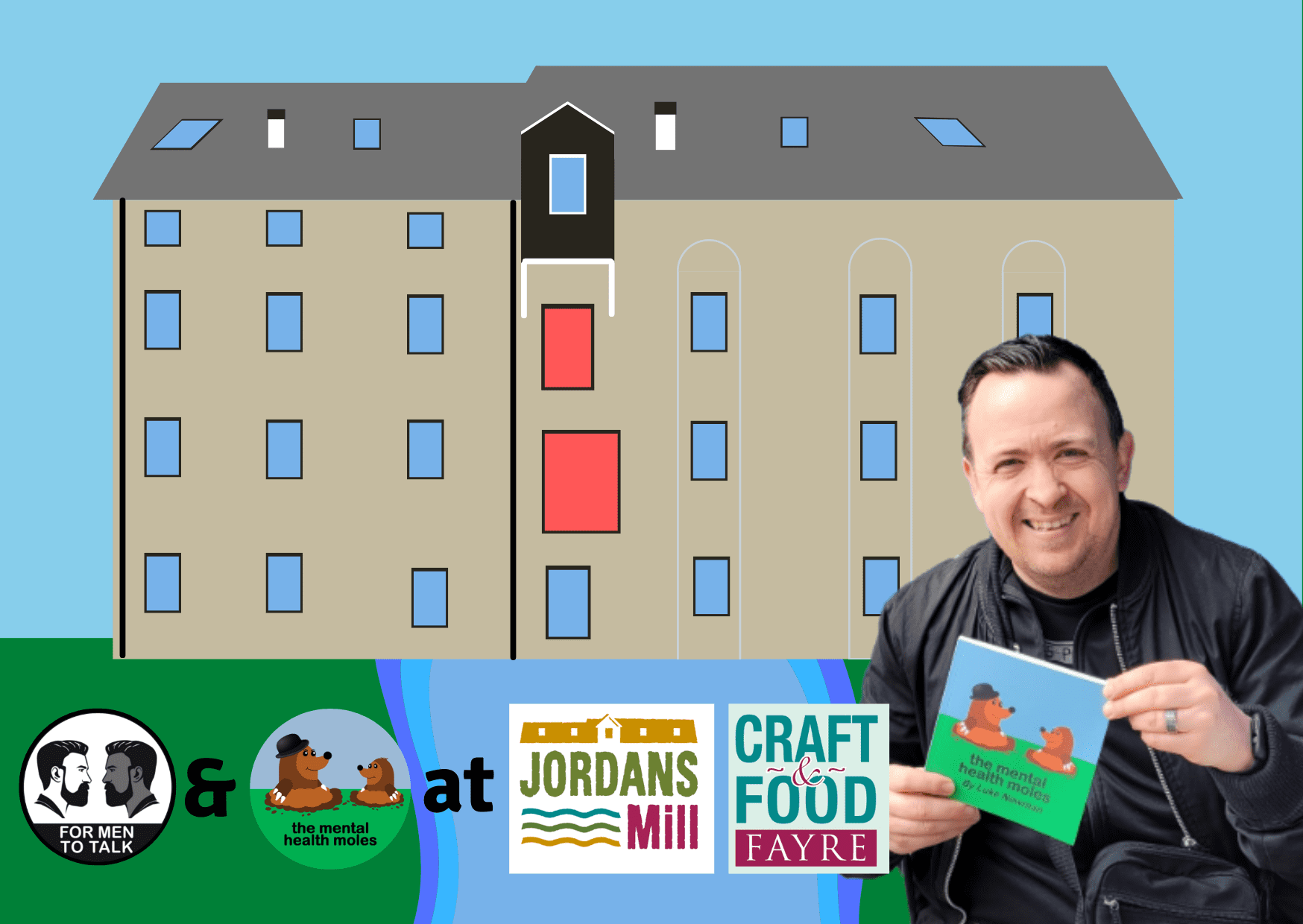 ‘For Men To Talk’ and ‘The Mental Health Moles’ at Jordans Mill