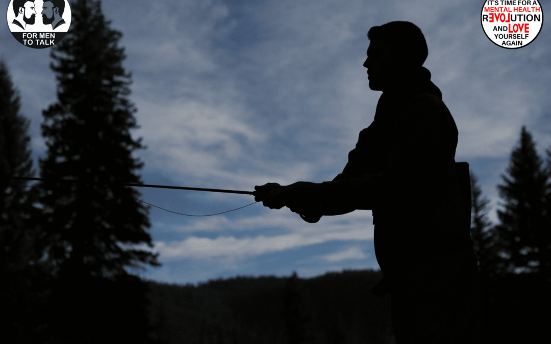 The connection with nature when fishing is important for men’s mental health