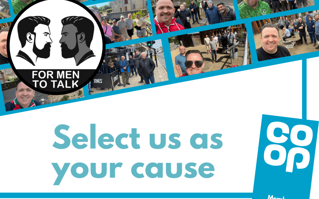 For Men To Talk chosen as part of the Co-op Local Community Fund