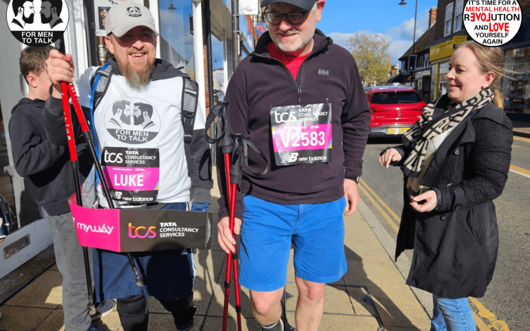 ‘For Men To Talk’ completed the TCS London Marathon MyWay