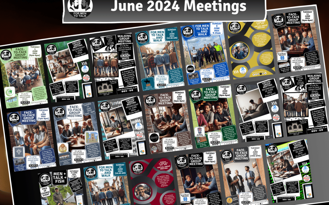 ‘For Men To Talk’ June 2024 Meetings