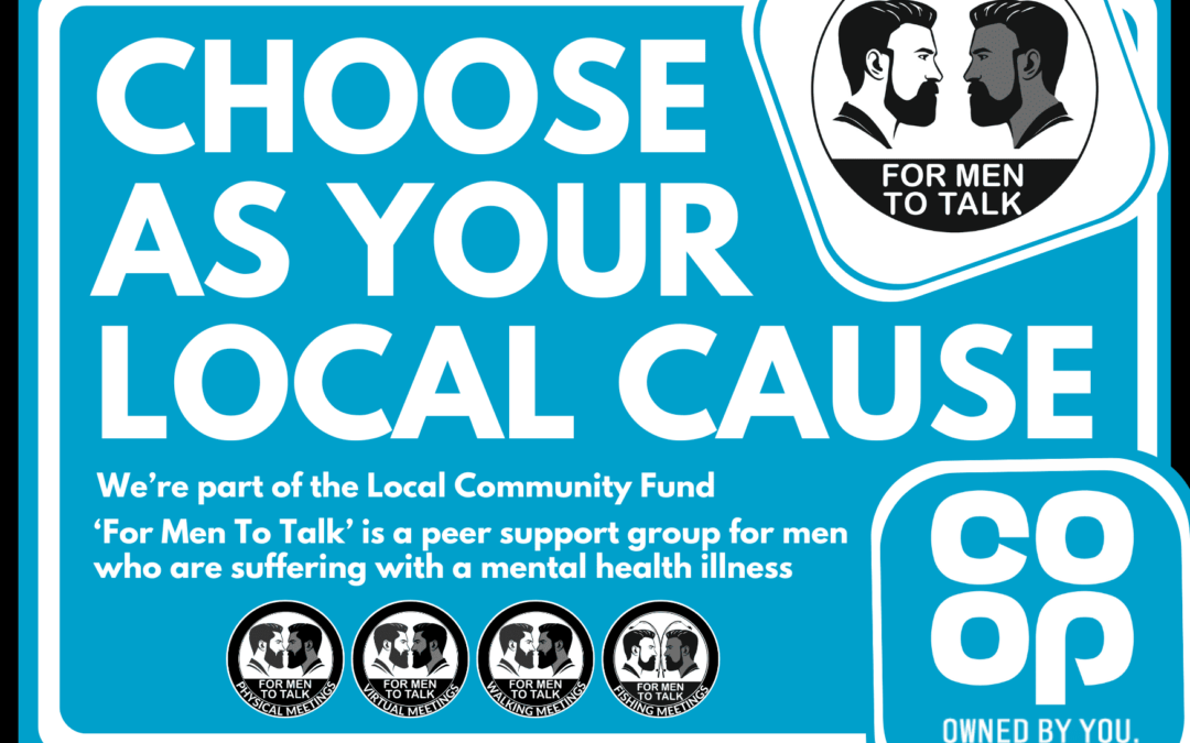 Support ‘For Men To Talk’ with the Co-op Local Community Fund