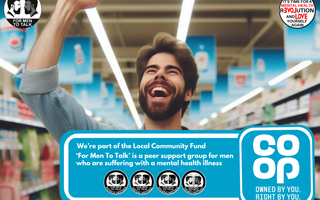 ‘For Men To Talk’ celebrating over £2,000 raised as part of the Co-op Local Community Fund