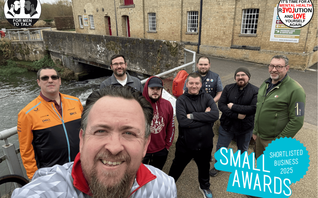 ’For Men To Talk’ has been shortlisted for Britain’s best Heart Of Gold business