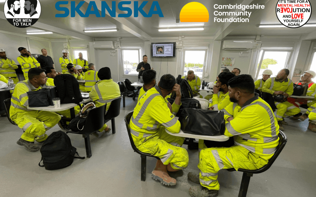 Talking Saves Lives: ‘For Men To Talk’ visits Skanska during Men’s Health Week