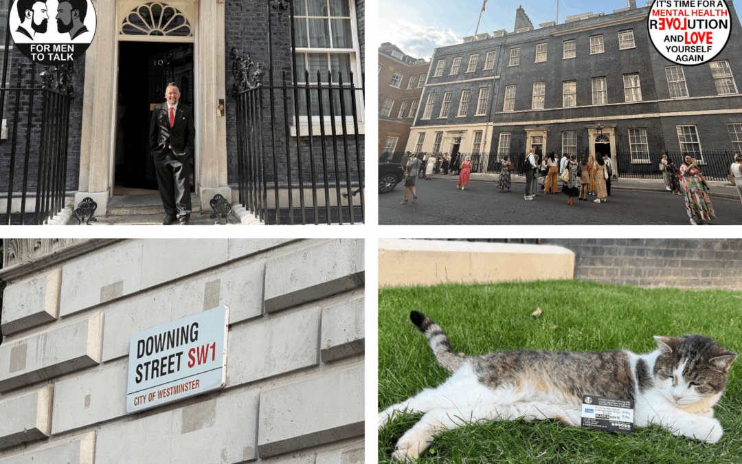 ‘For Men To Talk’ attends special Downing Street celebration for small businesses