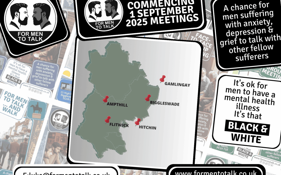 Starting September Strong – ‘For Men To Talk’ Week of 1 September 2025