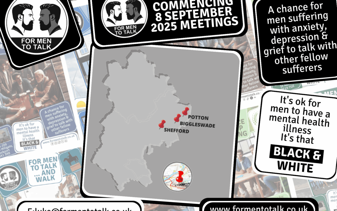 Sharing Stories, Building Support – ‘For Men To Talk’ Week of 8 September 2025