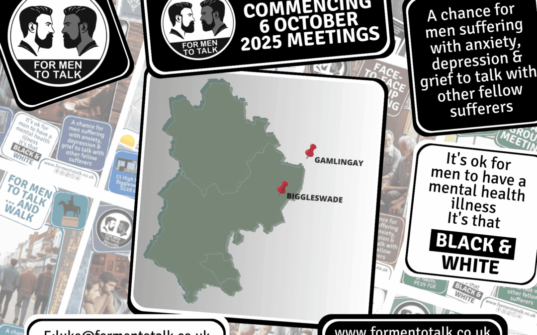 Finding Strength Together – ‘For Men To Talk’ Week of 6 October 2025