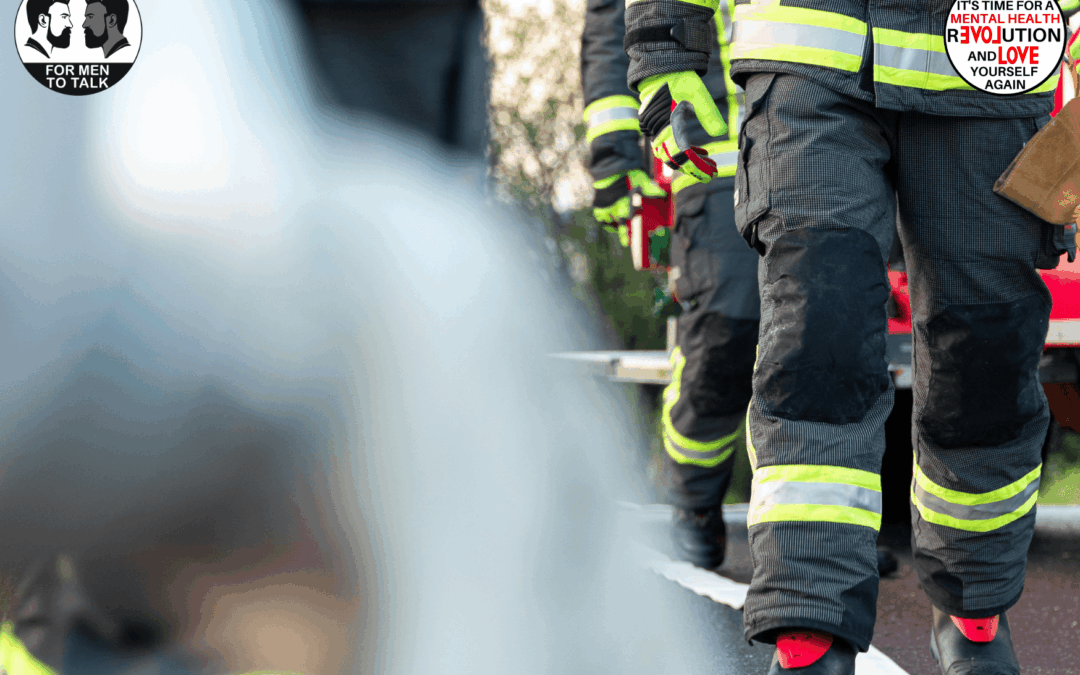 Walking 14 Miles for Men’s Mental Health: London Luton Airport Fire Service & ‘For Men To Talk’ Unite