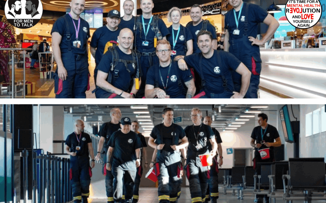 Carrying the Weight: London Luton Airport Fire Service walk 14-miles to raise awareness for men’s mental health