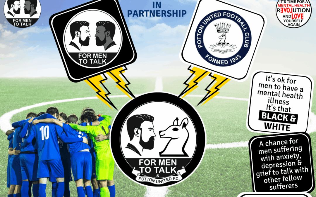 Potton United and ‘For Men To Talk’ Announce Partnership