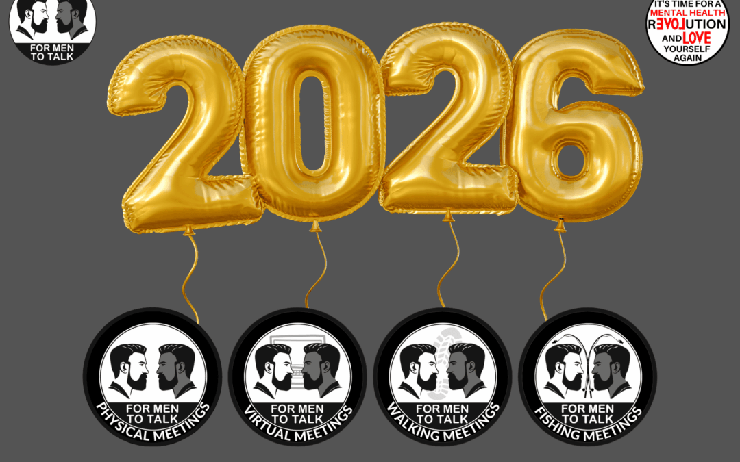 ‘For Men To Talk’ physical, virtual, walking and fishing meetings in 2026
