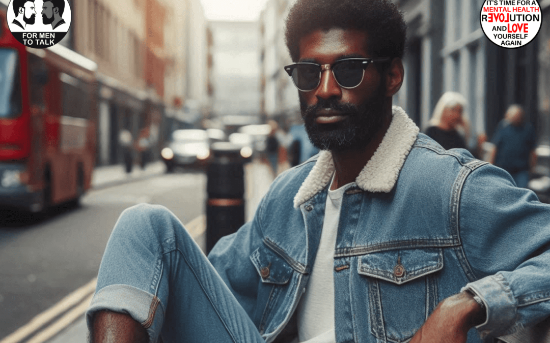 How do most men cope with depression?