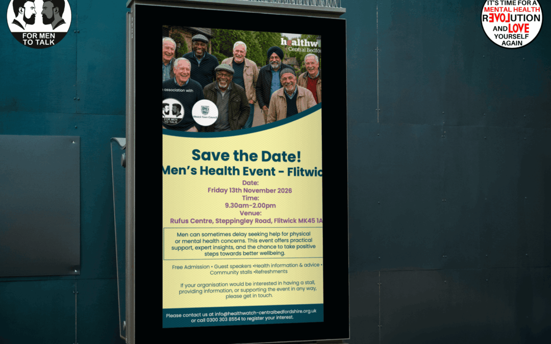 Men’s Health Event Returns to Central Bedfordshire – This Time in Flitwick