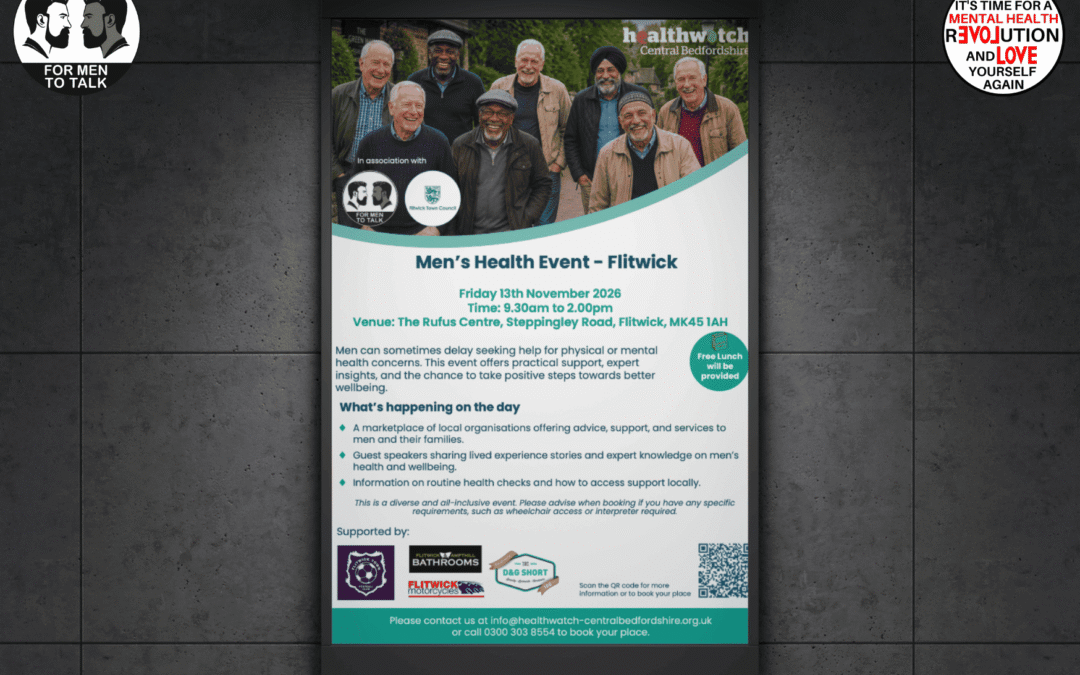 Men’s Health Event Returns to Flitwick to Support Physical and Mental Wellbeing